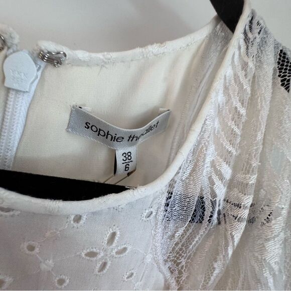 🤍 NWT Sophie Theallet Eyelet & Lace Dress – SS2015 – $1,885 Retail 🤍 - Picture 2 of 4